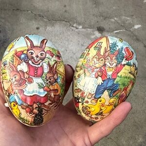 Colorful Easter Bunny Decorative Eggs